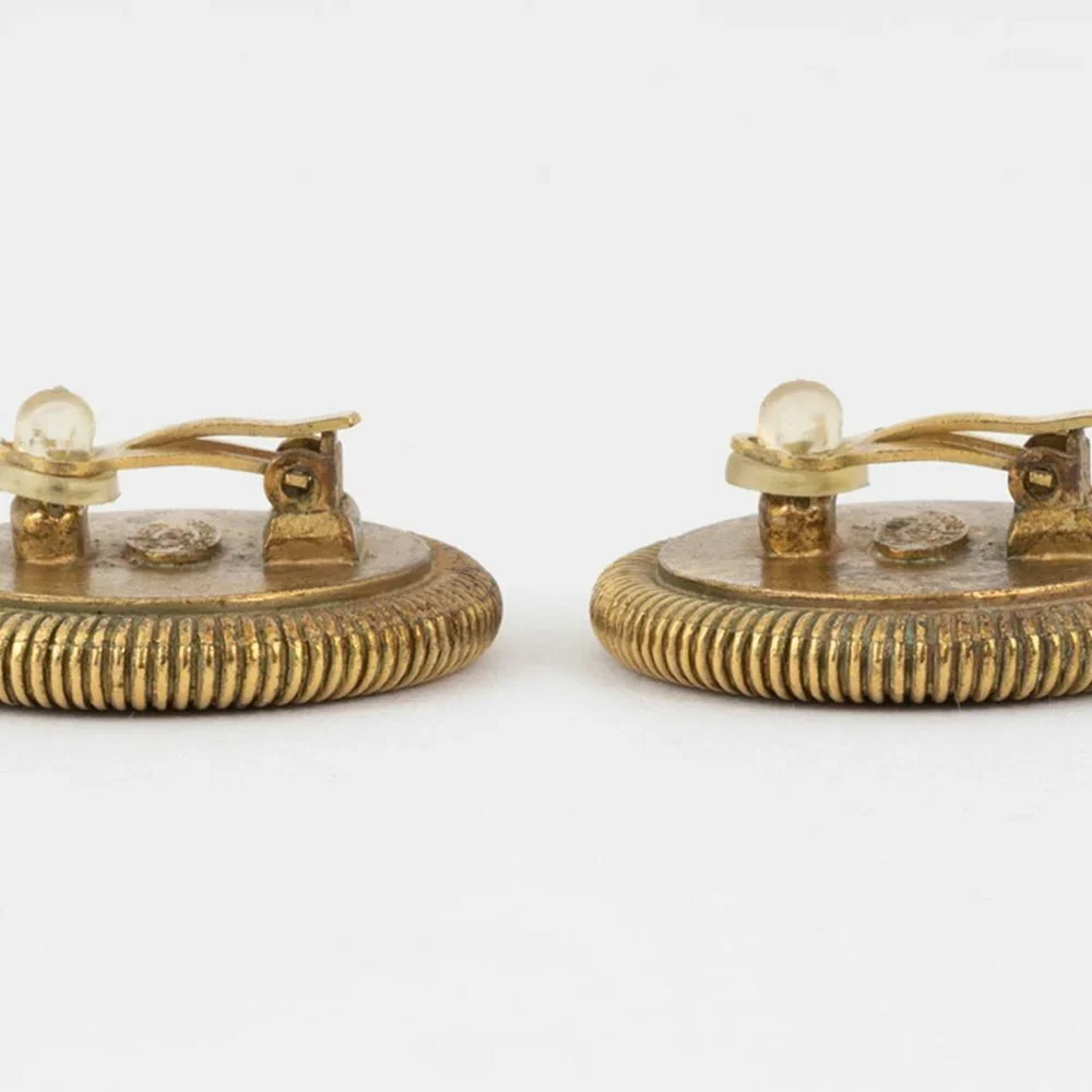 CHANEL Gold Earrings